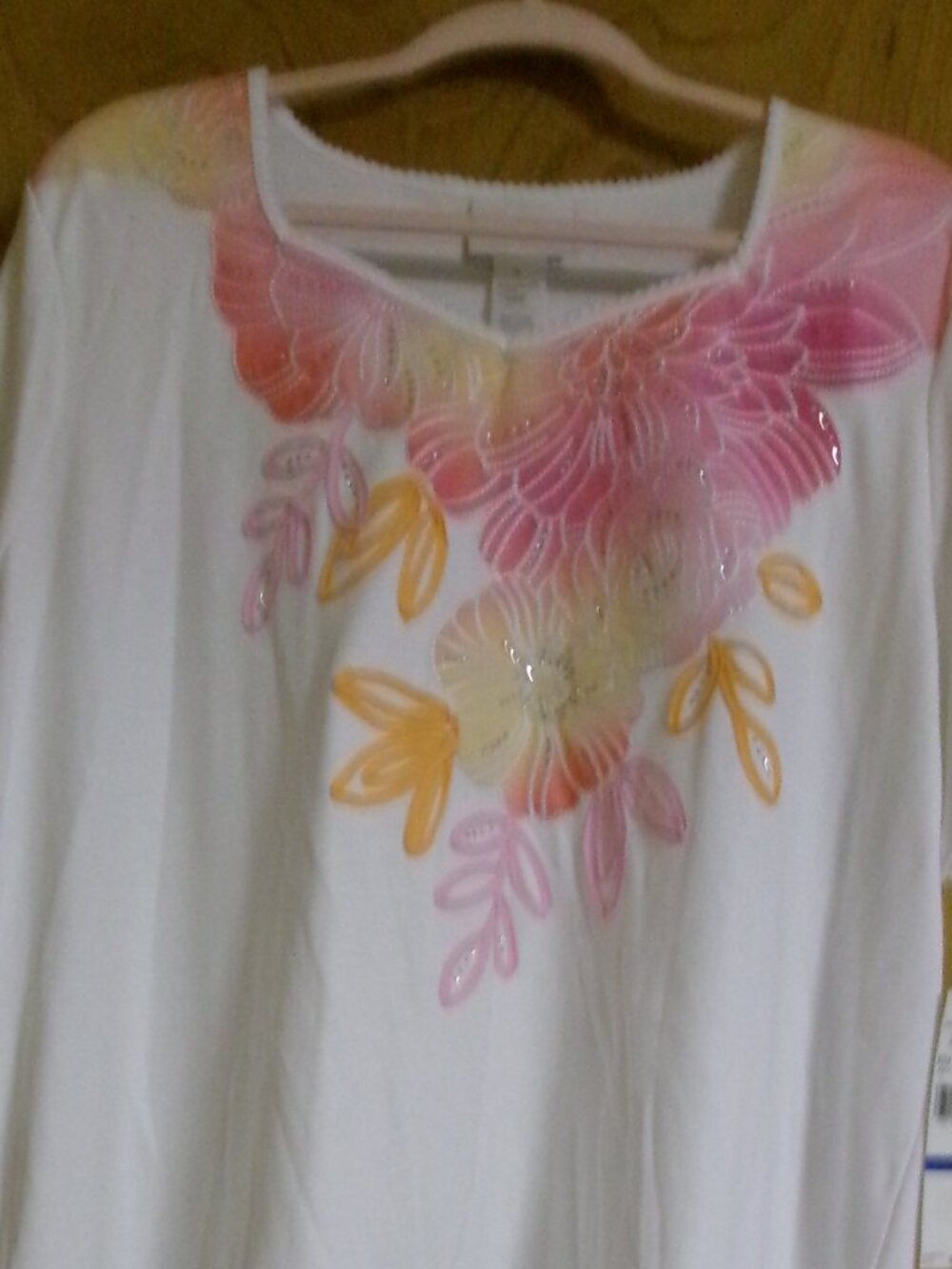 NWT XL Alfred Dunner Hot Flash Embellished Top